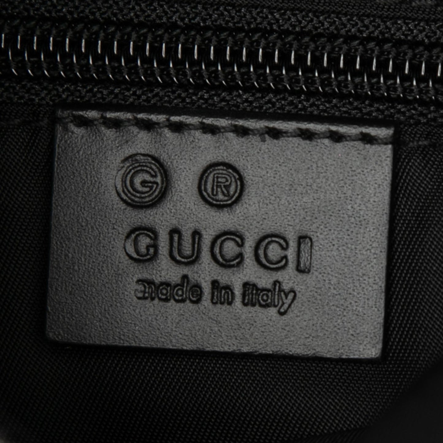 Gucci Canvas Techno Web Fold Over Backpack