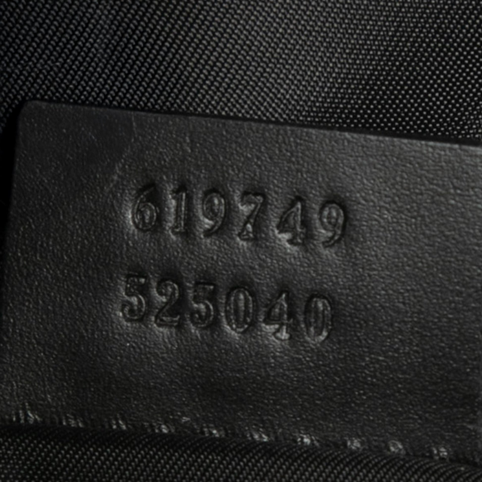 Gucci Canvas Techno Web Fold Over Backpack