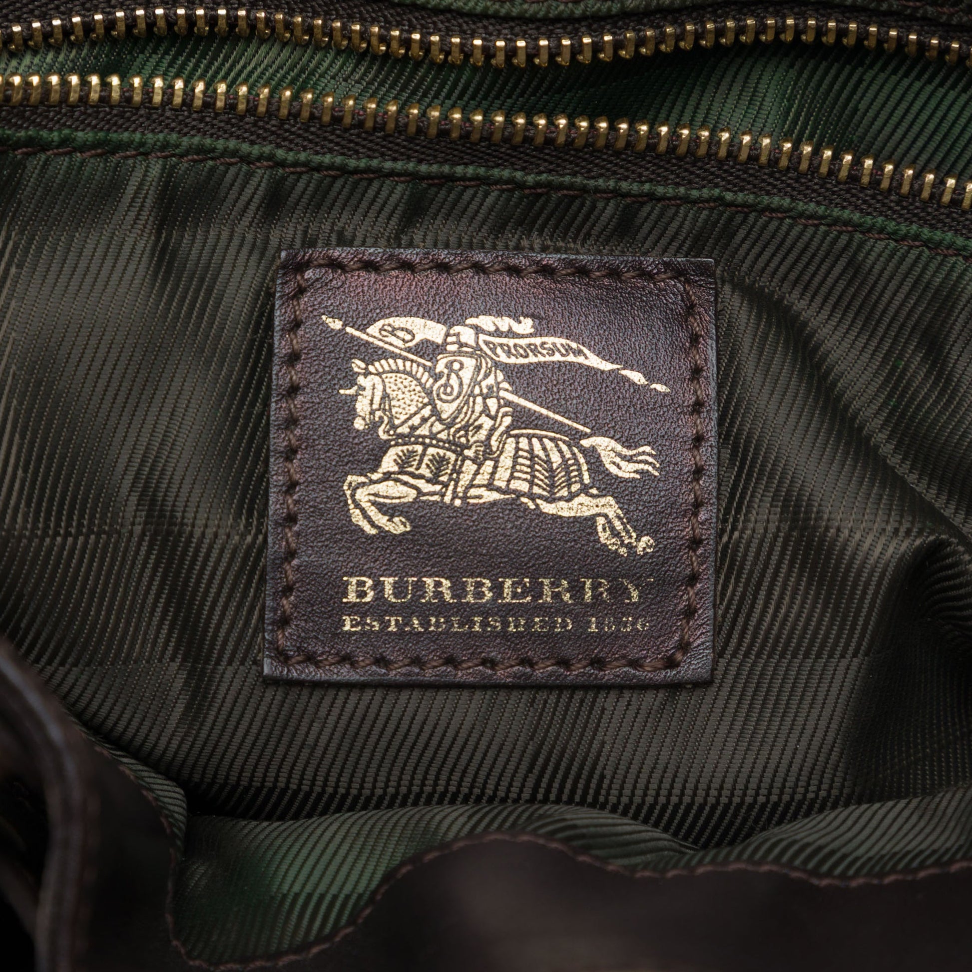 Burberry Baby Quilted Leather Beaton Handbag