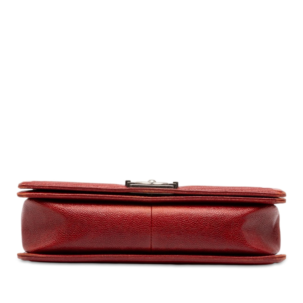 Chanel Medium Quilted Caviar Boy Flap — Red