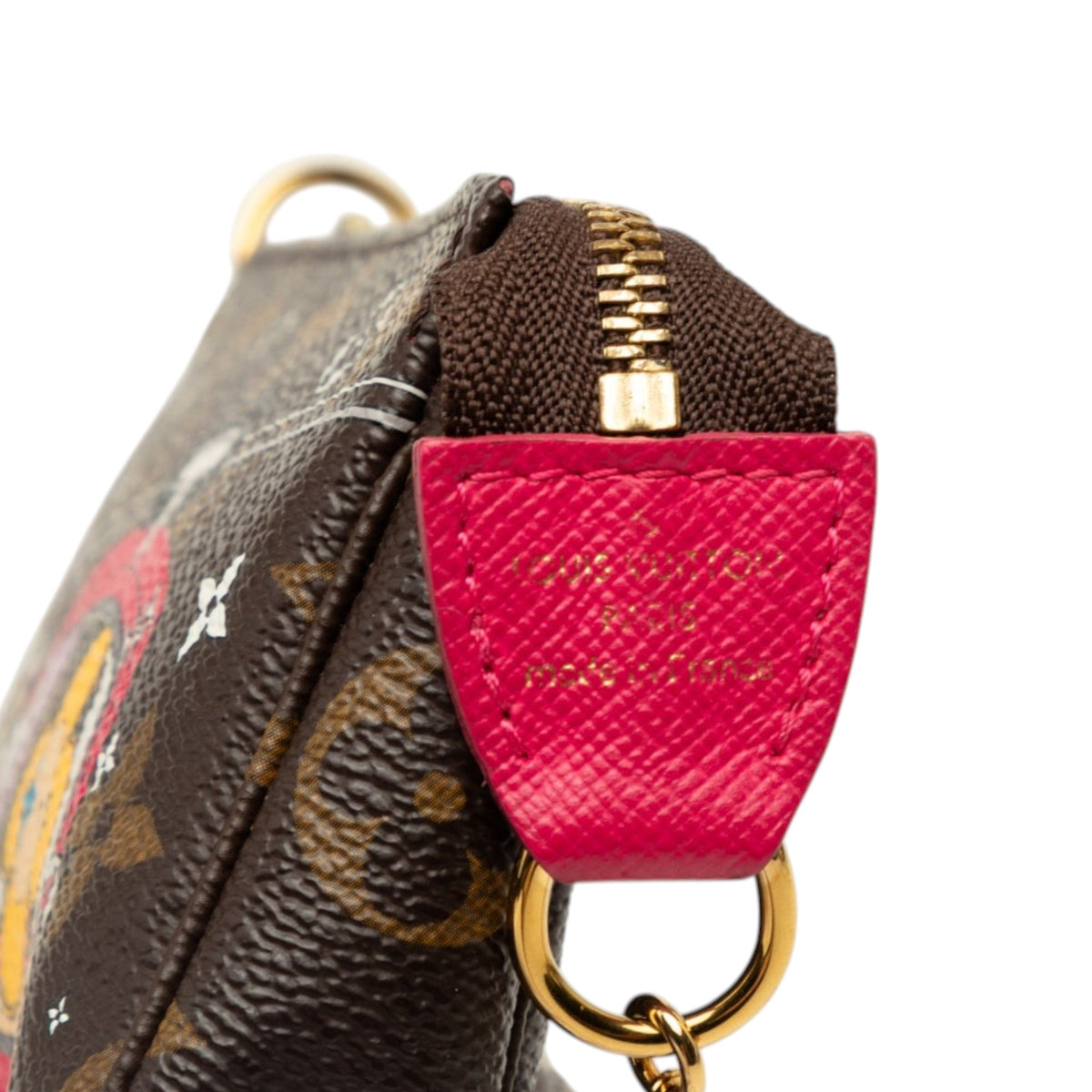 Louis Vuitton Monogram Christmas Animation Mini Courchevel Pochette Accessories