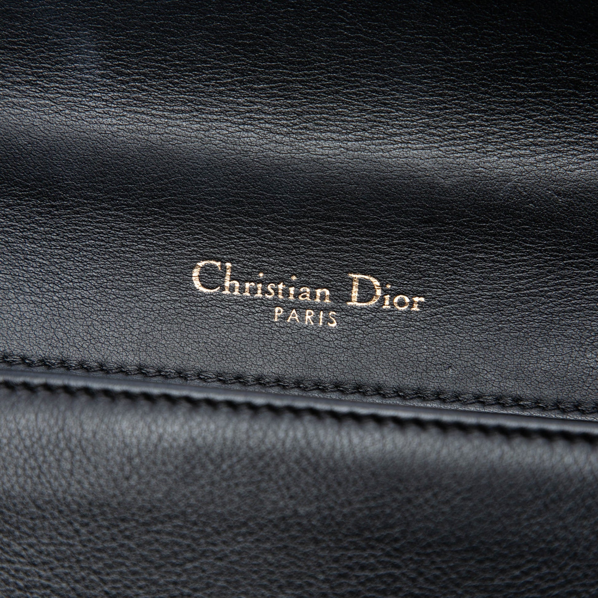 Dior Medium Studded Lambskin Diorama Flap