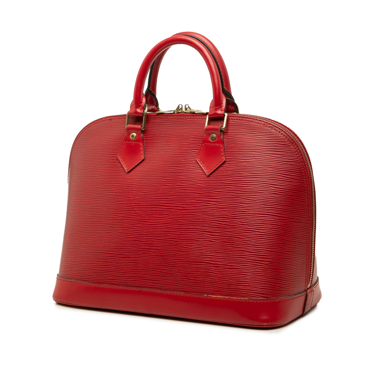 Louis Vuitton Epi Alma PM — Red