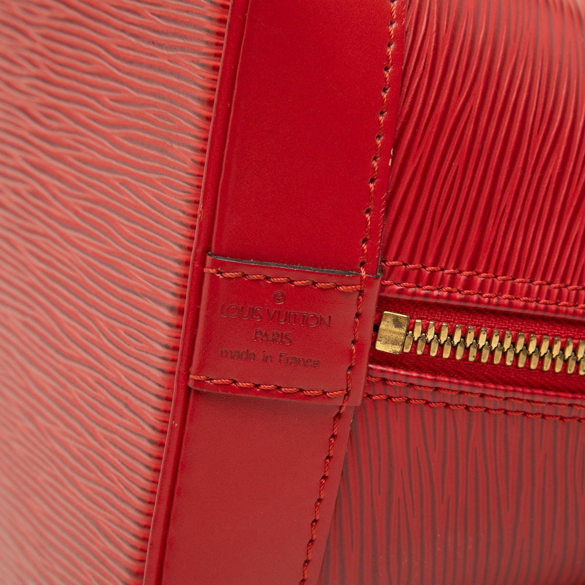 Louis Vuitton Epi Alma PM — Red