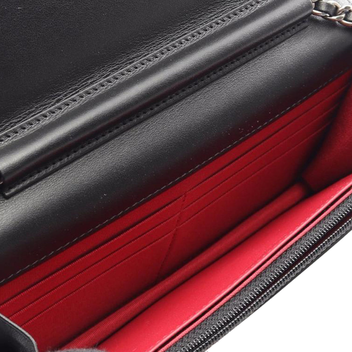 Chanel Quilted Aged Calfskin Gabrielle Wallet On Chain