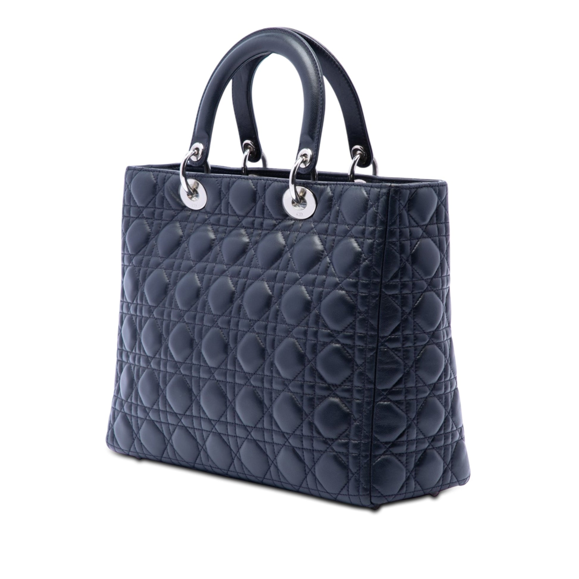 Dior Large Lambskin Cannage Lady Dior