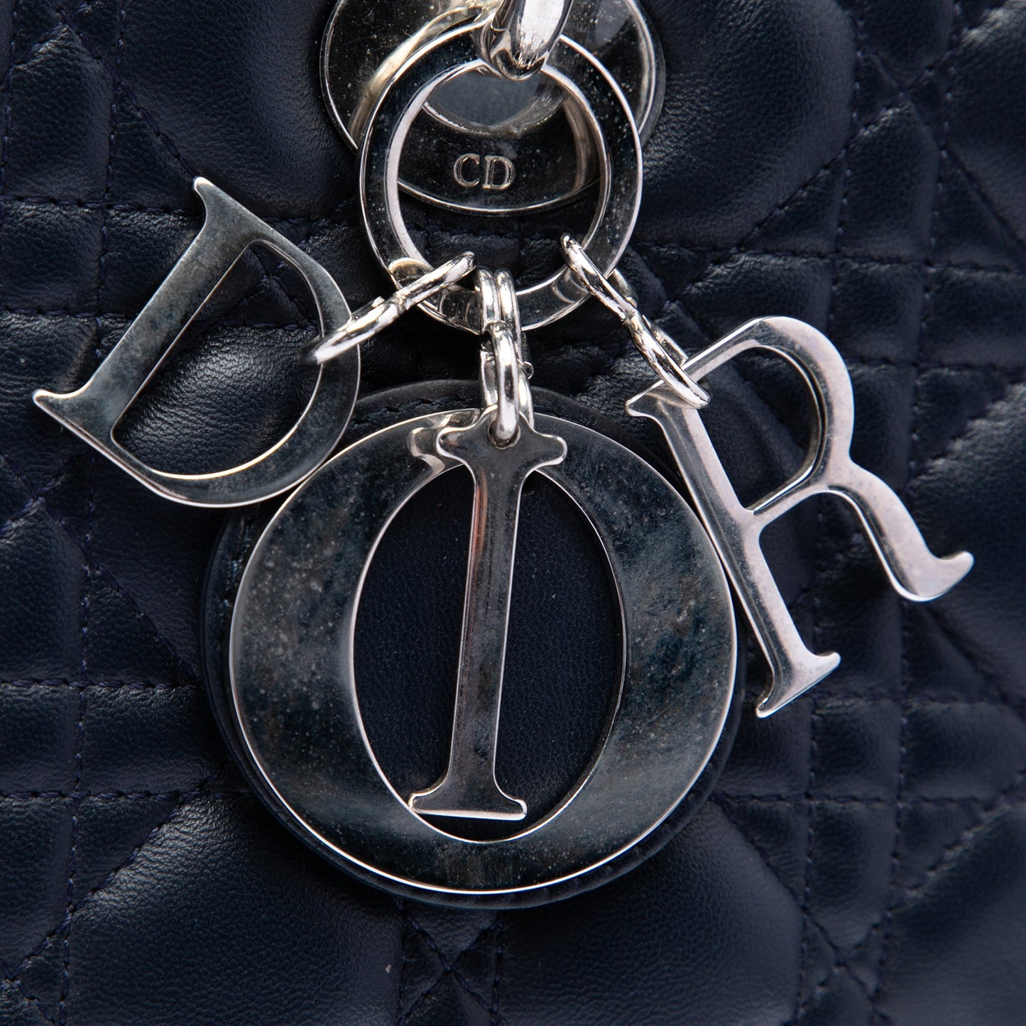 Dior Large Lambskin Cannage Lady Dior