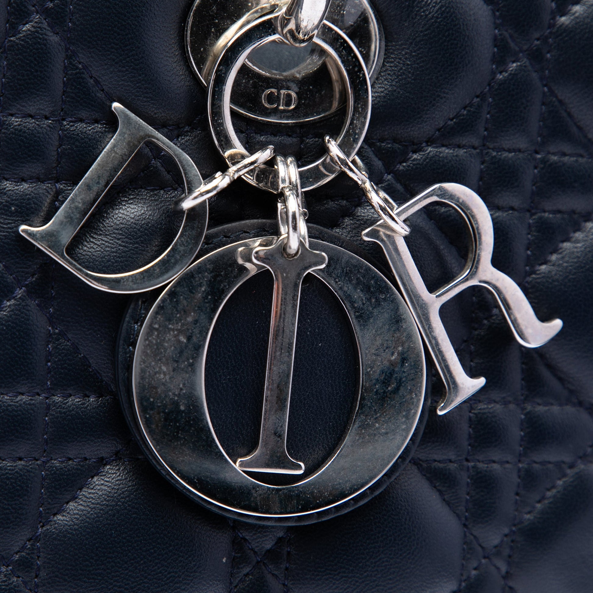 Dior Large Lambskin Cannage Lady Dior