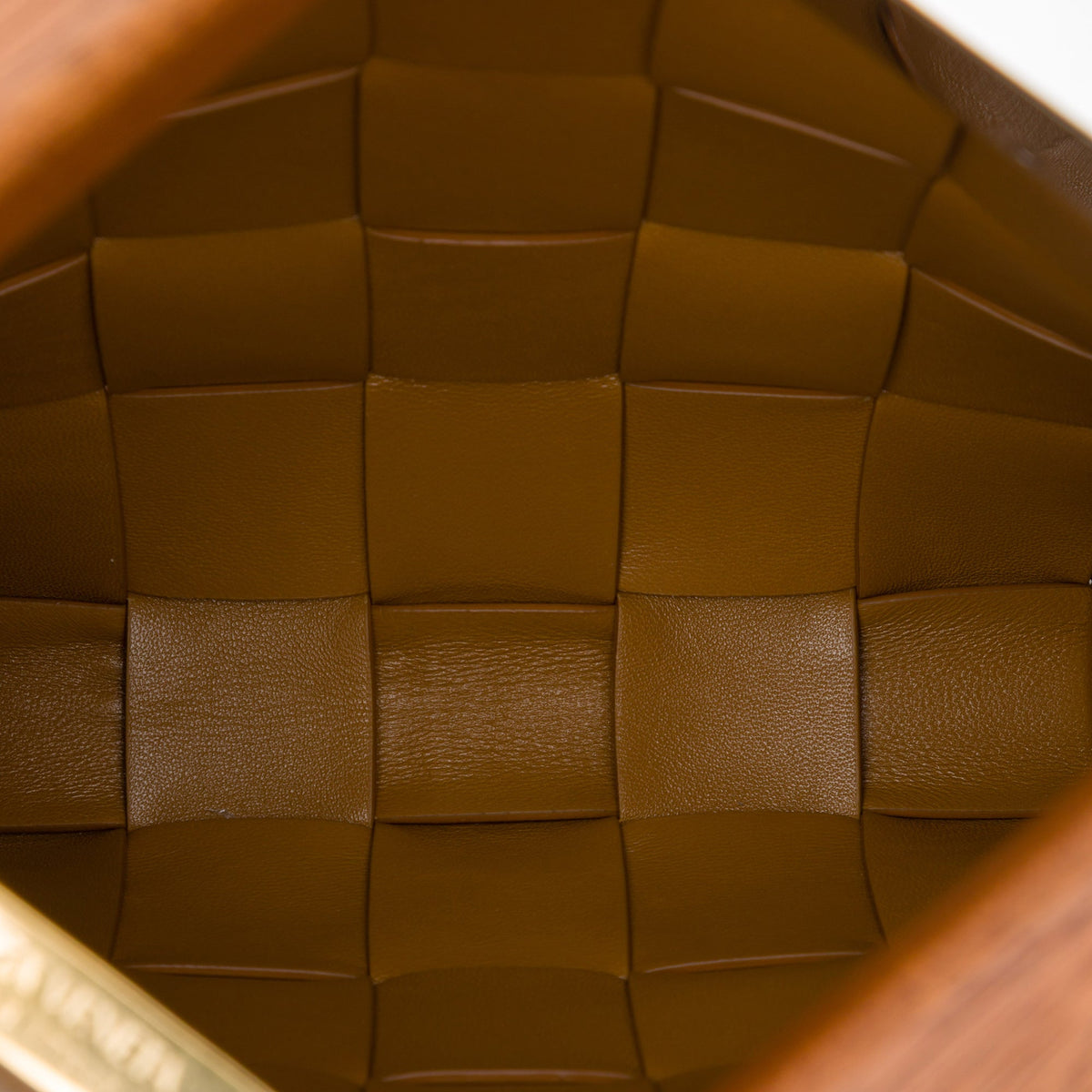 Bottega Veneta Lambskin Maxi Intrecciato The Snap Clutch