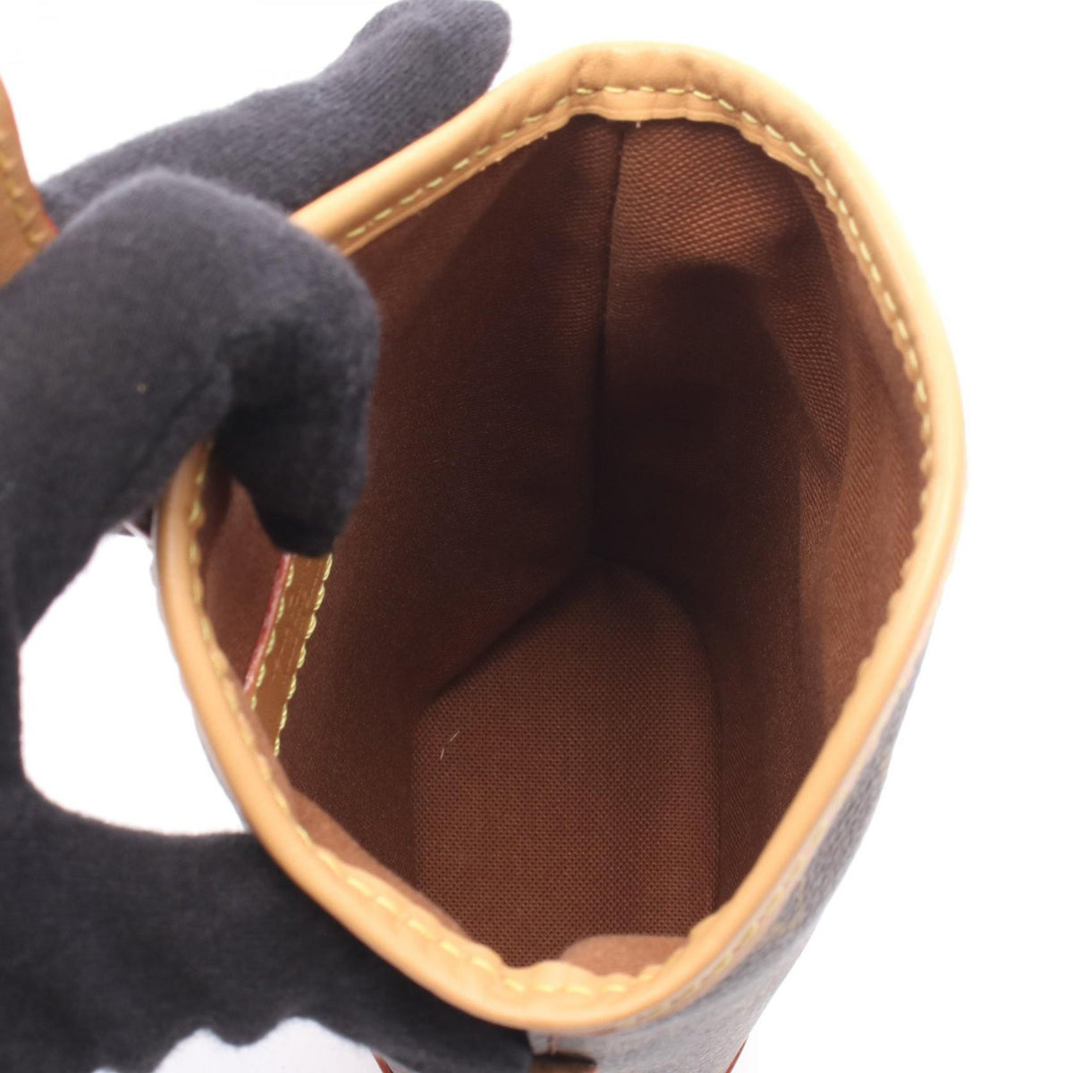 Louis Vuitton Monogram Fold Me Pouch — Brown