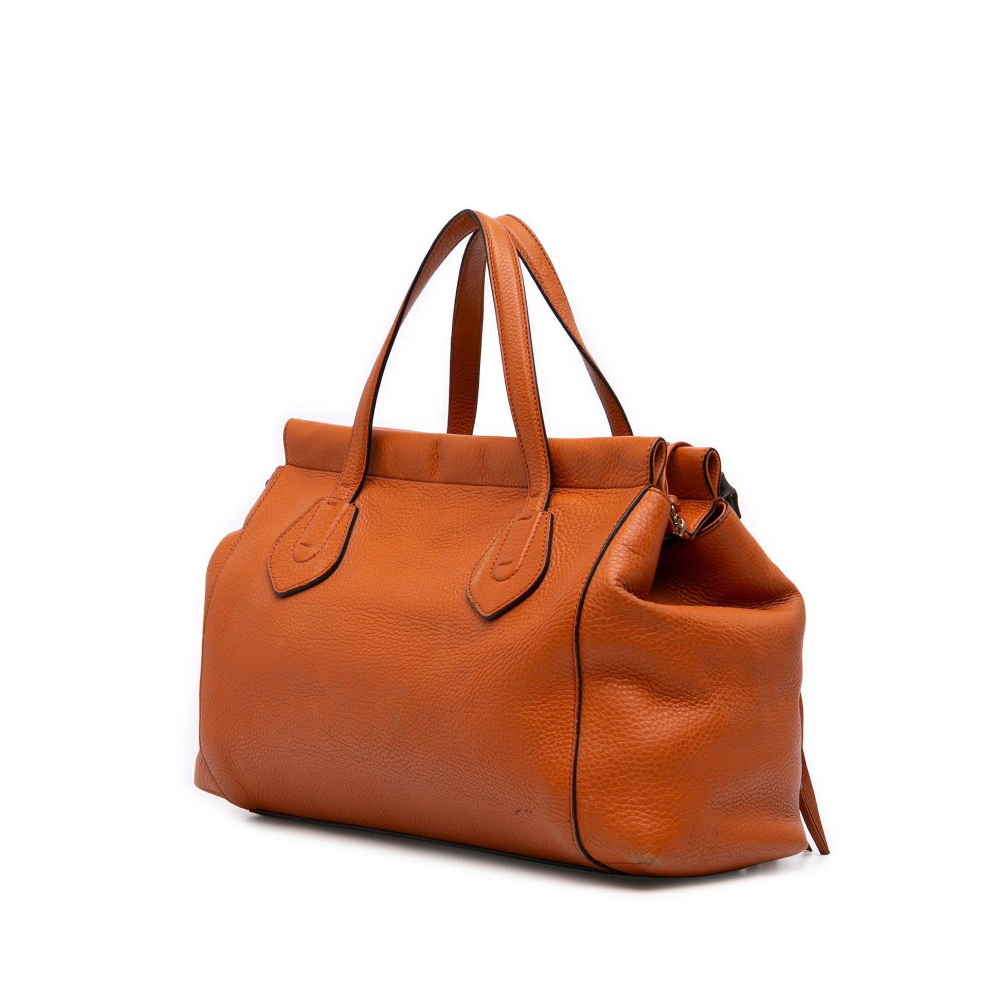 Gucci Leather Lady Tassel Top Handle Bag
