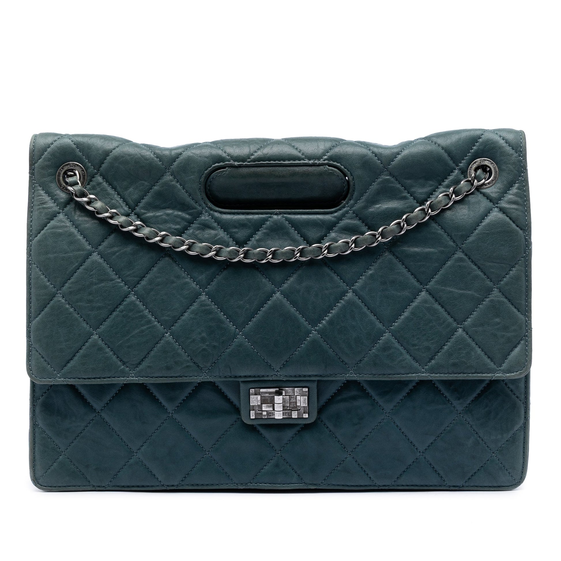 Chanel Paris Byzance Maxi Washed Lambskin Take Away Flap
