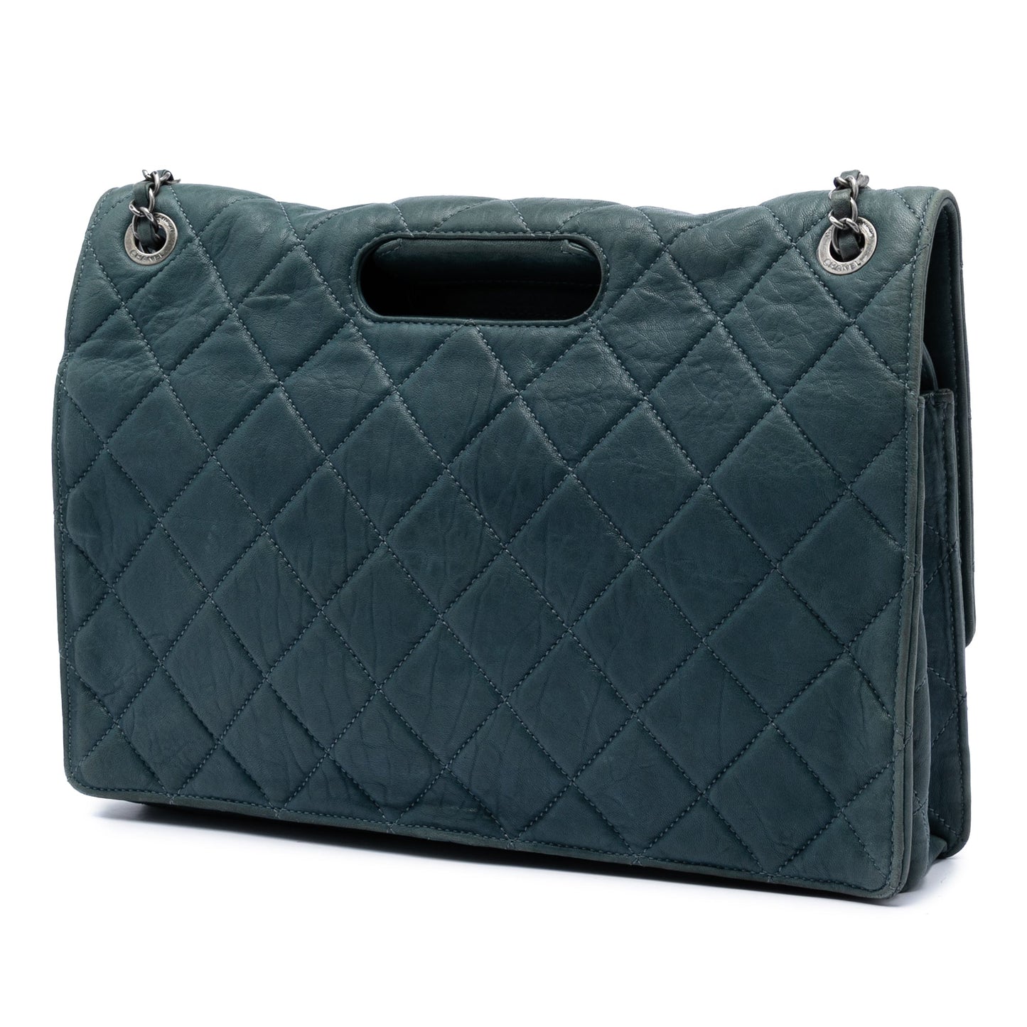 Chanel Paris Byzance Maxi Washed Lambskin Take Away Flap