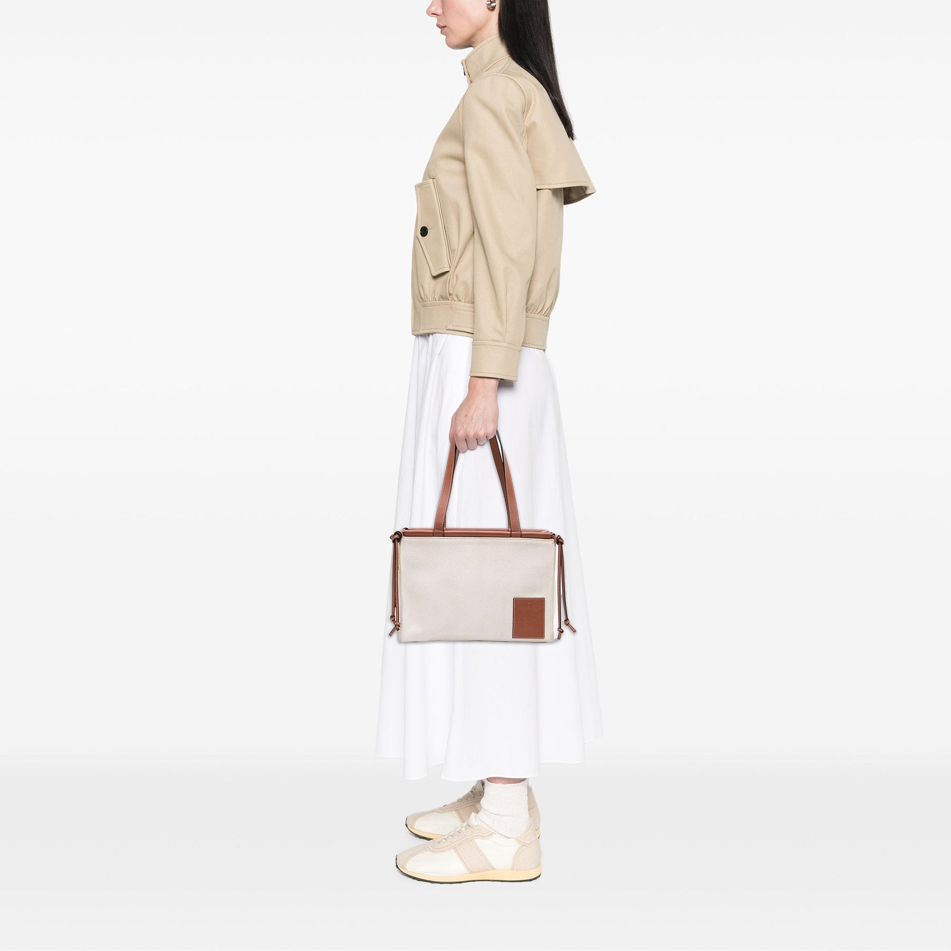 LOEWE Small Canvas Cushion Tote