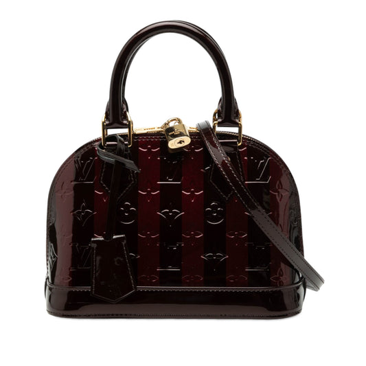 Monogram Rayures Vernis Alma BB