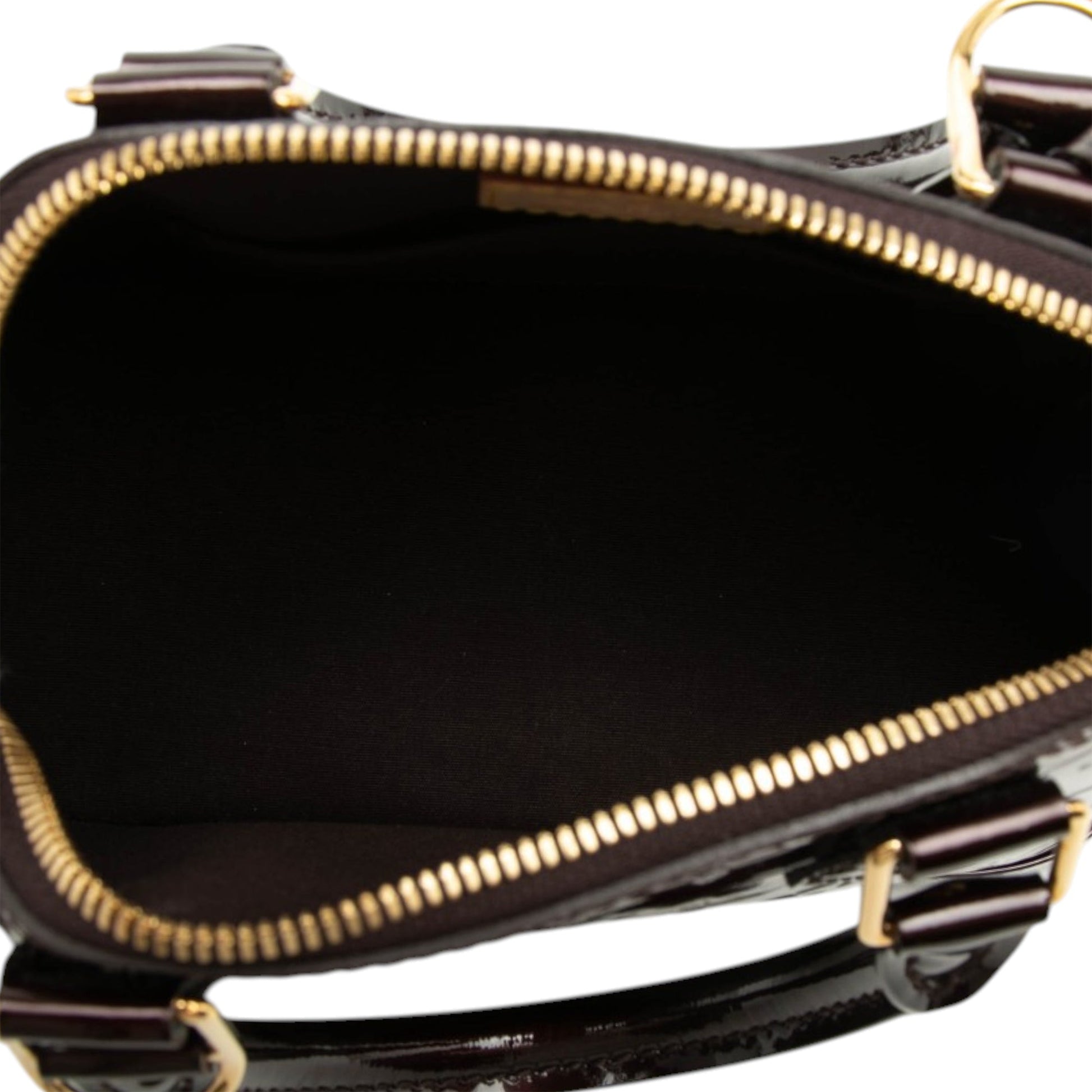 Monogram Rayures Vernis Alma BB