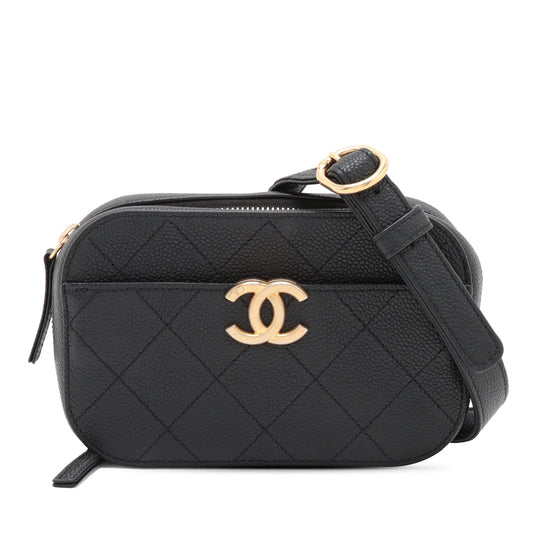 Chanel CC Stitched Caviar Chic Affinity Belt Bag