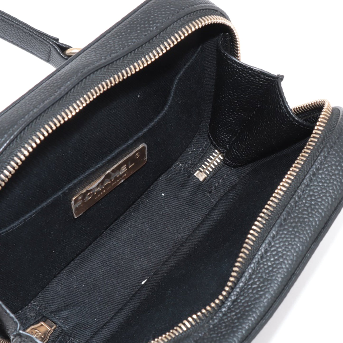Chanel CC Stitched Caviar Chic Affinity Belt Bag