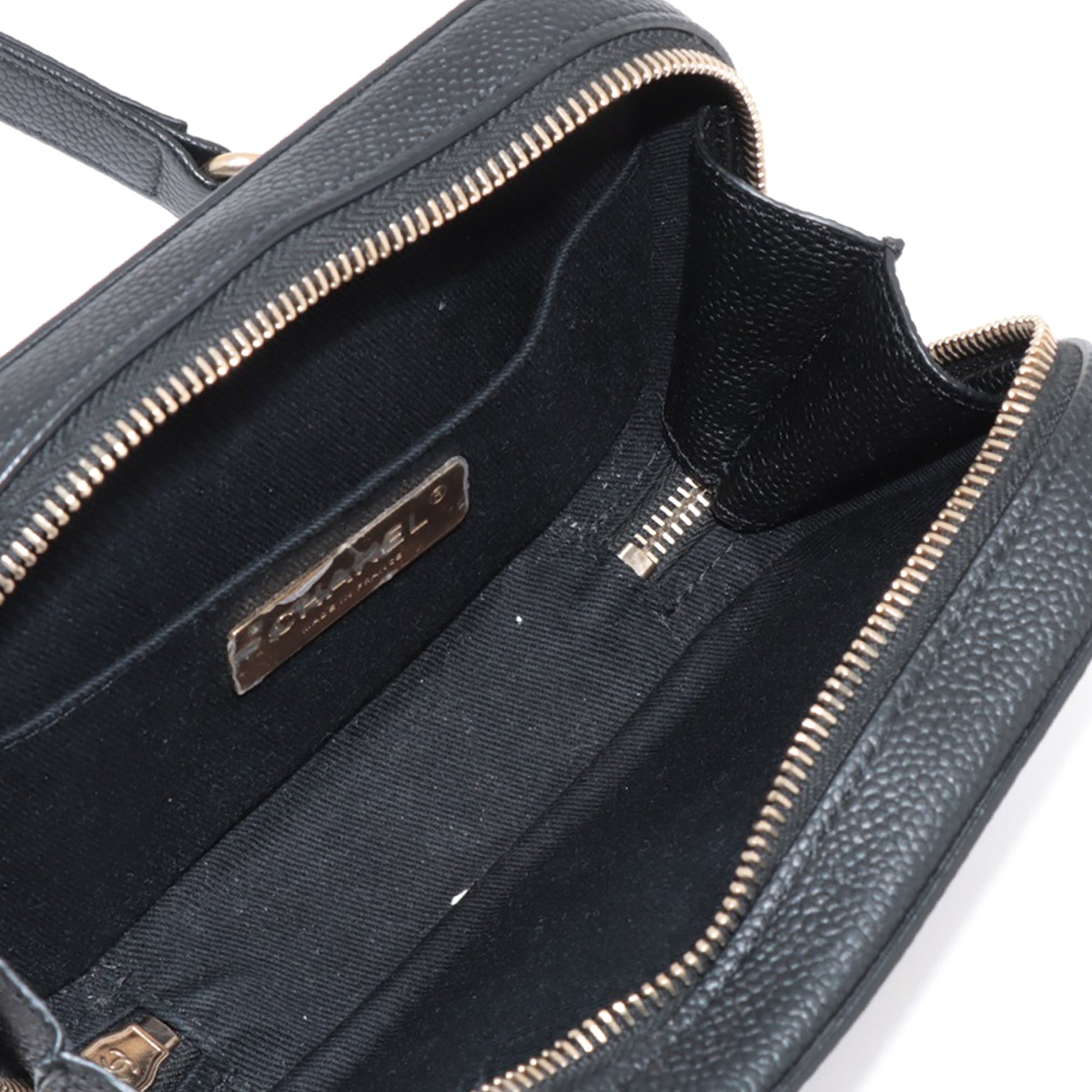 Chanel CC Stitched Caviar Chic Affinity Belt Bag