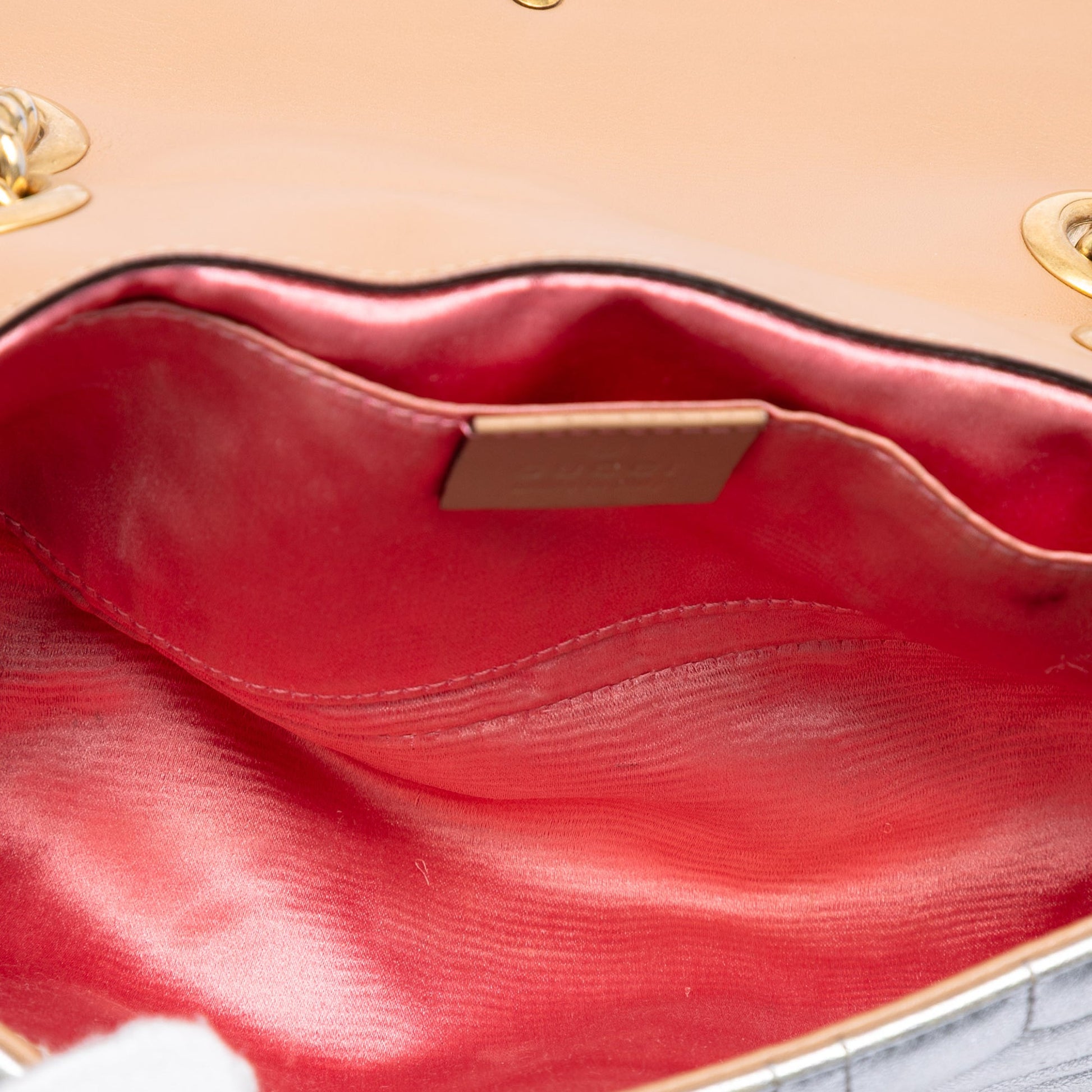 Gucci Small Pearly GG Marmont Pearl Studded Matelasse Leather Shoulder Bag
