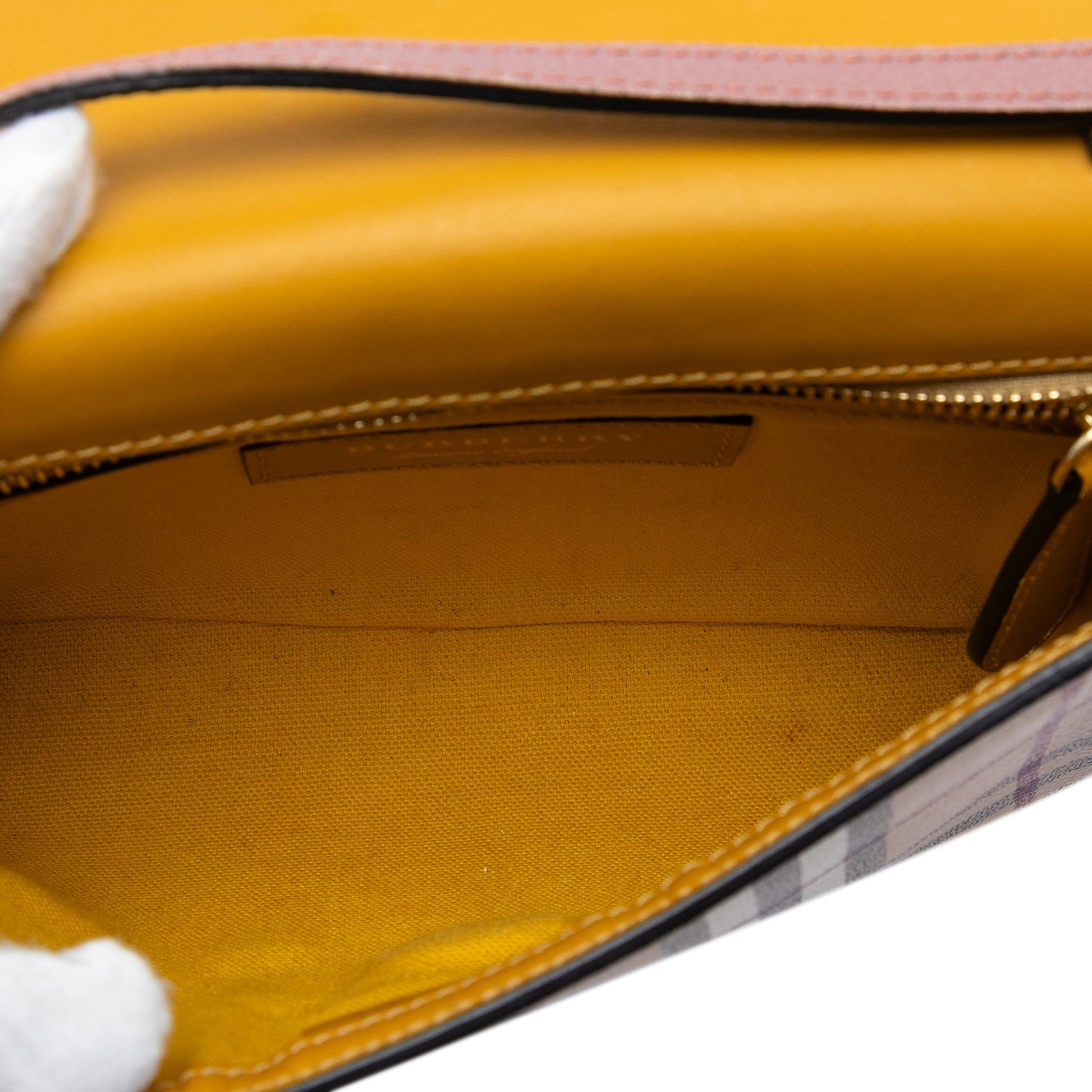 Burberry Haymarket Check Coated Canvas and Calfskin Loxley Crossbody