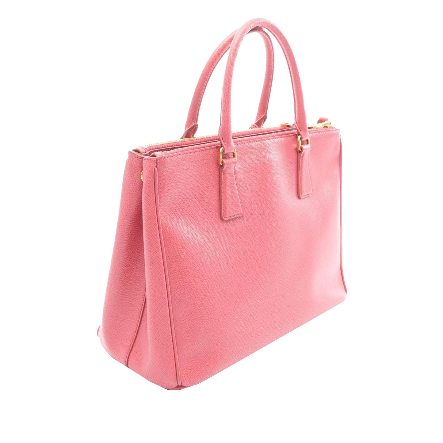Prada Medium Saffiano Lux Galleria Double Zip Satchel