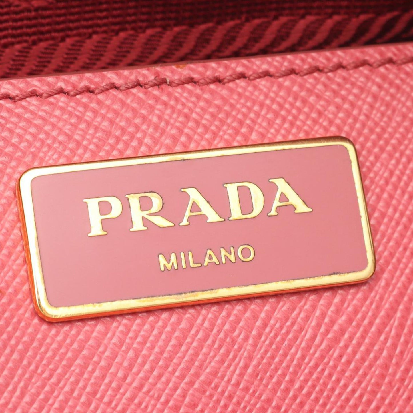 Prada Medium Saffiano Lux Galleria Double Zip Satchel
