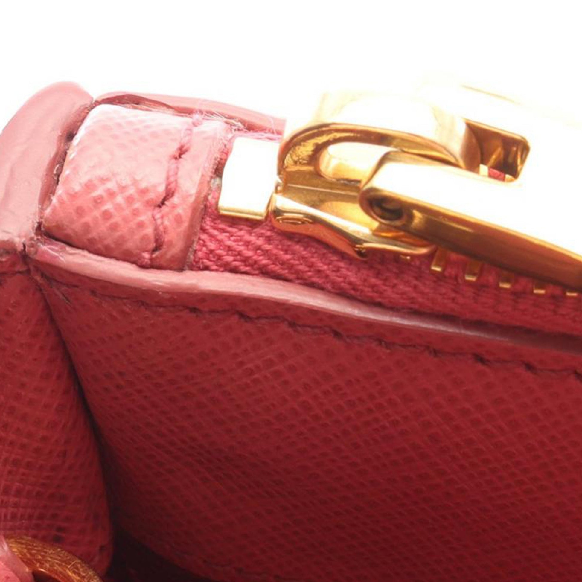 Prada Medium Saffiano Lux Galleria Double Zip Satchel