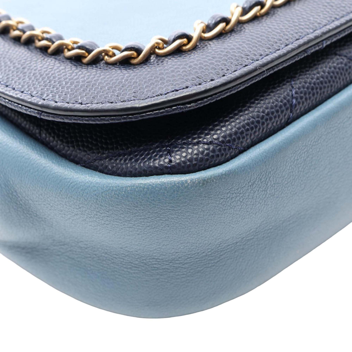 Chanel Lambskin and Caviar Lovely Chains Flap