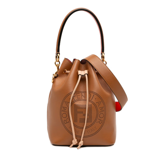 Fendi Small Perforated Leather Mon Tresor Bucket Bag