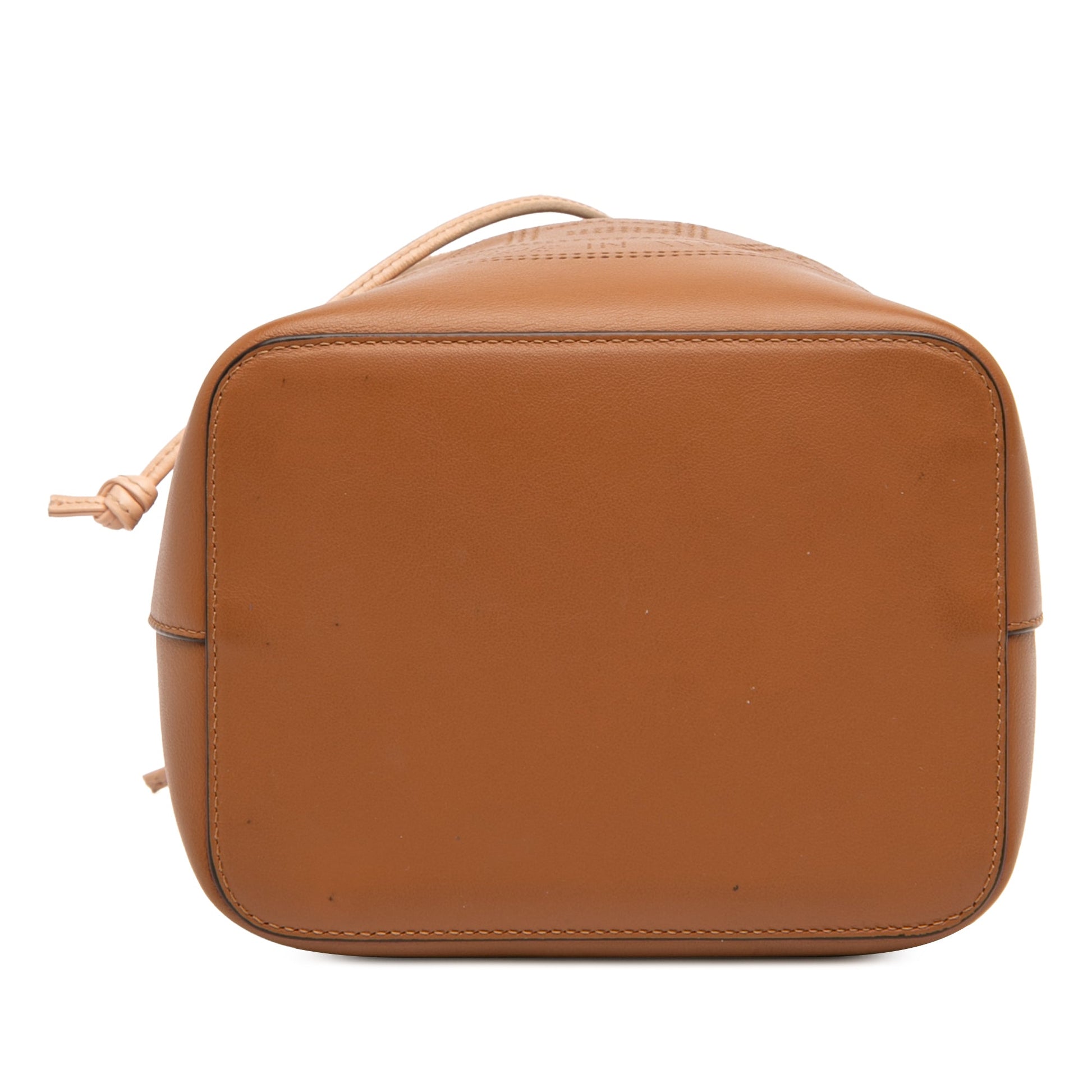 Fendi Small Perforated Leather Mon Tresor Bucket Bag