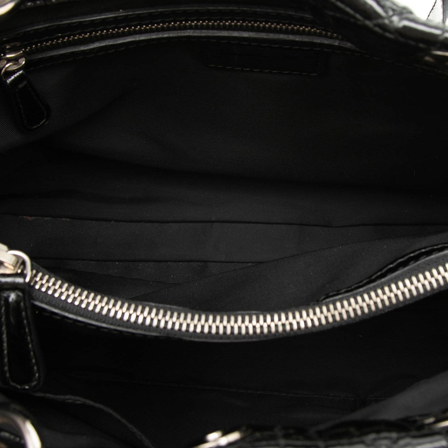 Dior Small Patent Cannage Soft Zipped Shopping Tote