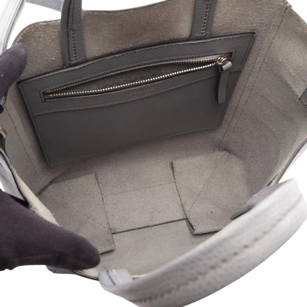 Celine Small Grained Calfskin Vertical Cabas Tote