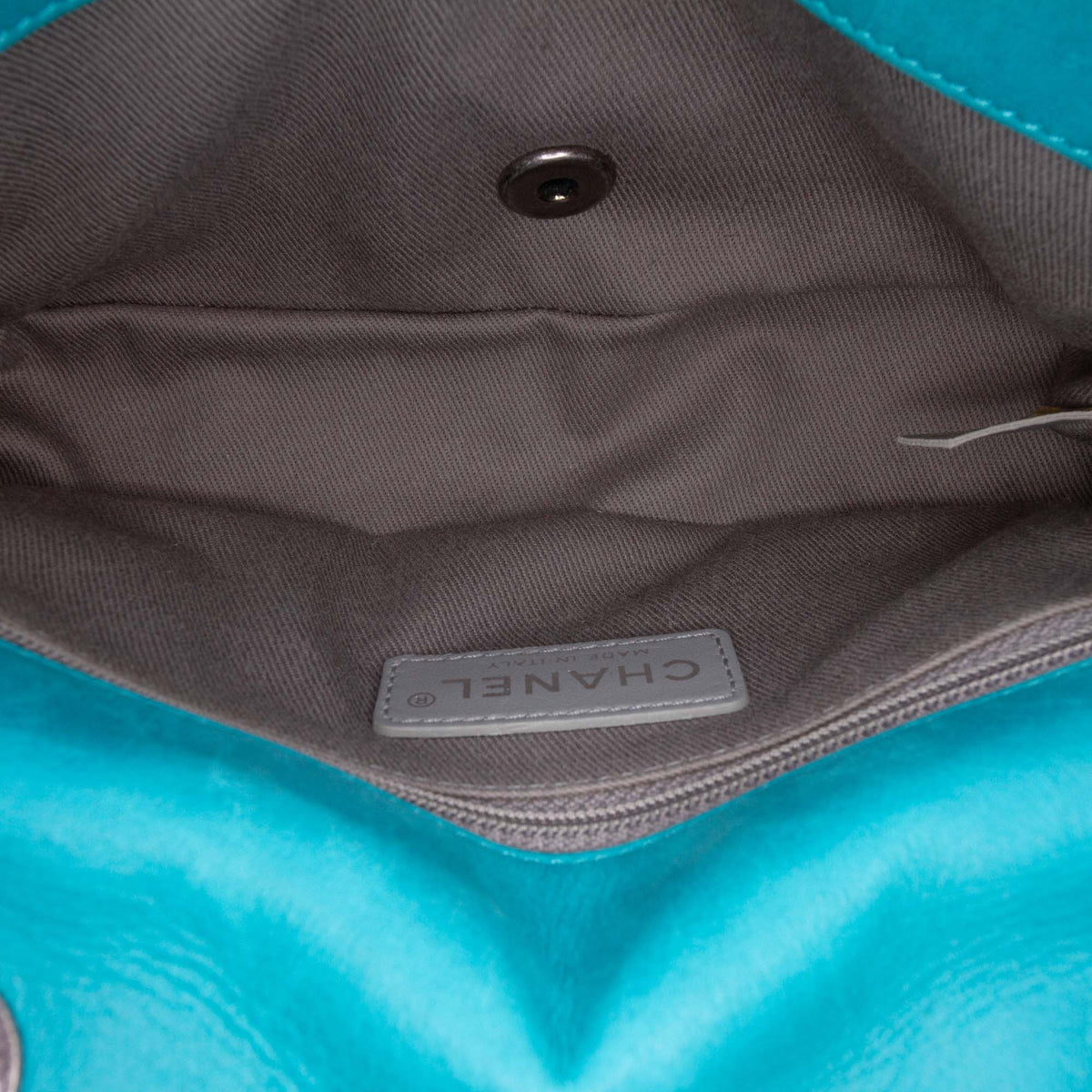 Chanel CC Iridescent Calfskin Diamond Stitch Flap