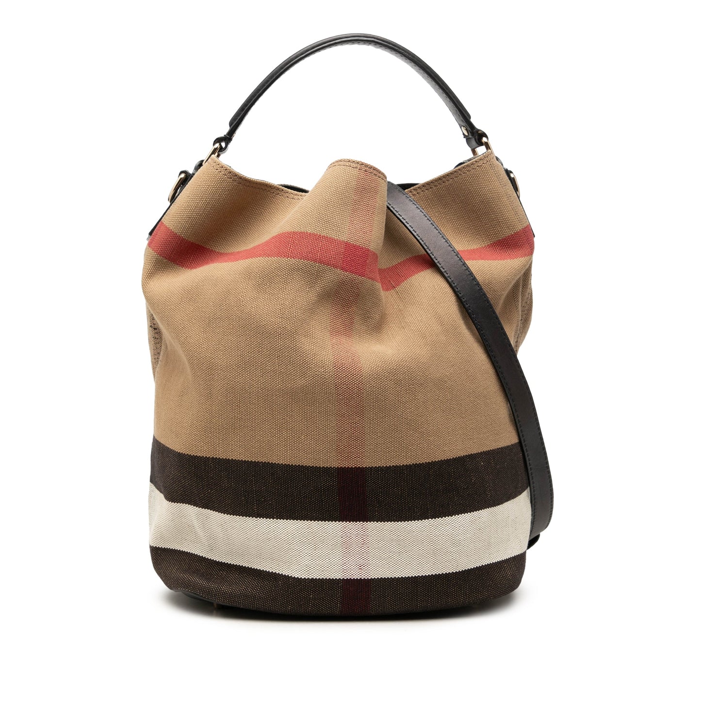 Burberry House Check Canvas Ashby Satchel