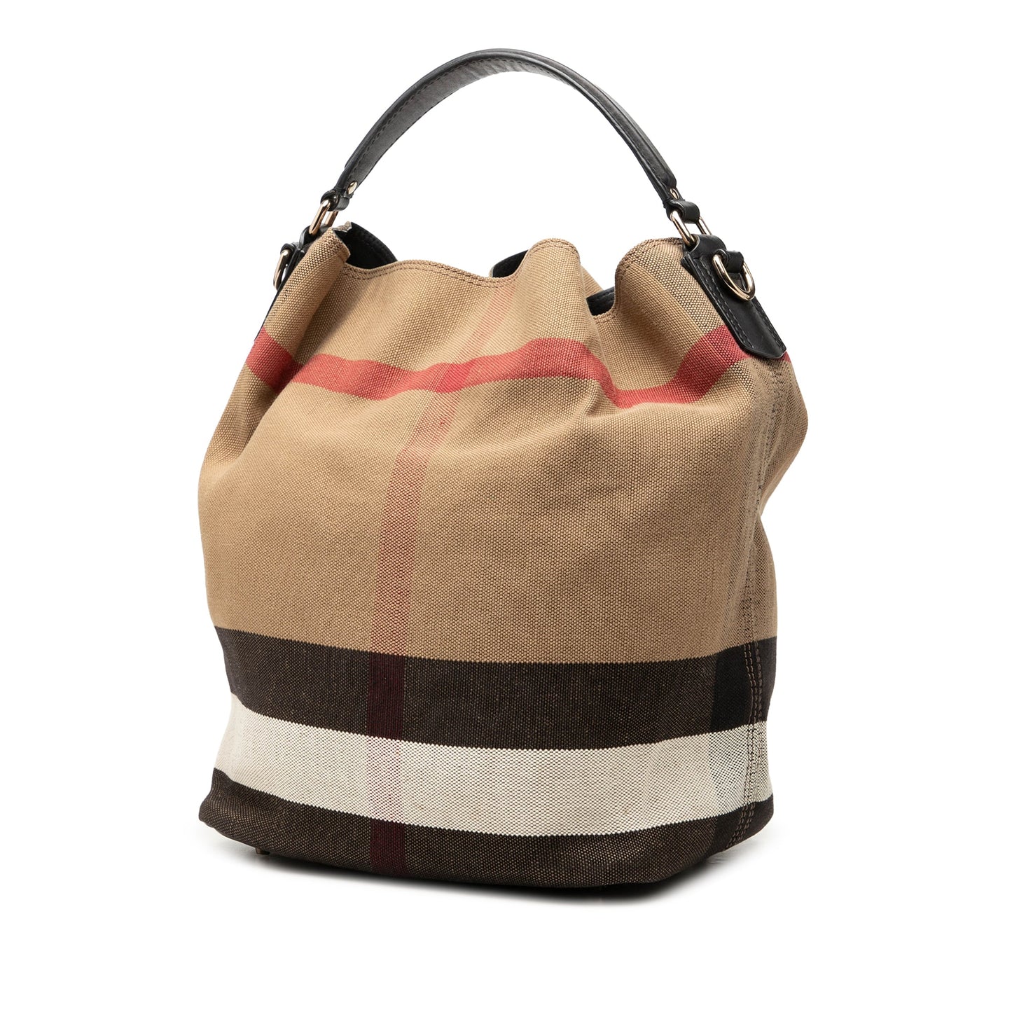 Burberry House Check Canvas Ashby Satchel