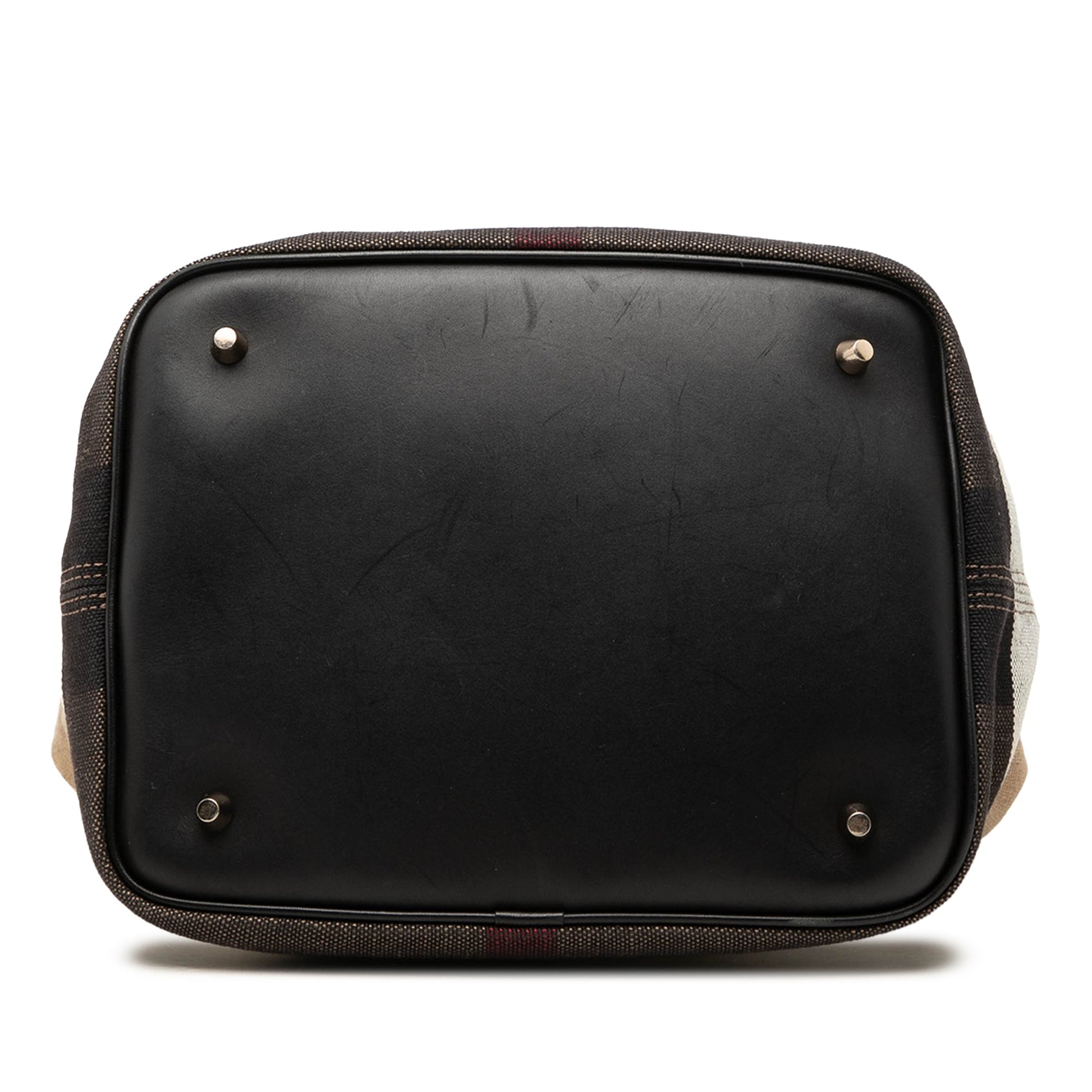 Burberry House Check Canvas Ashby Satchel