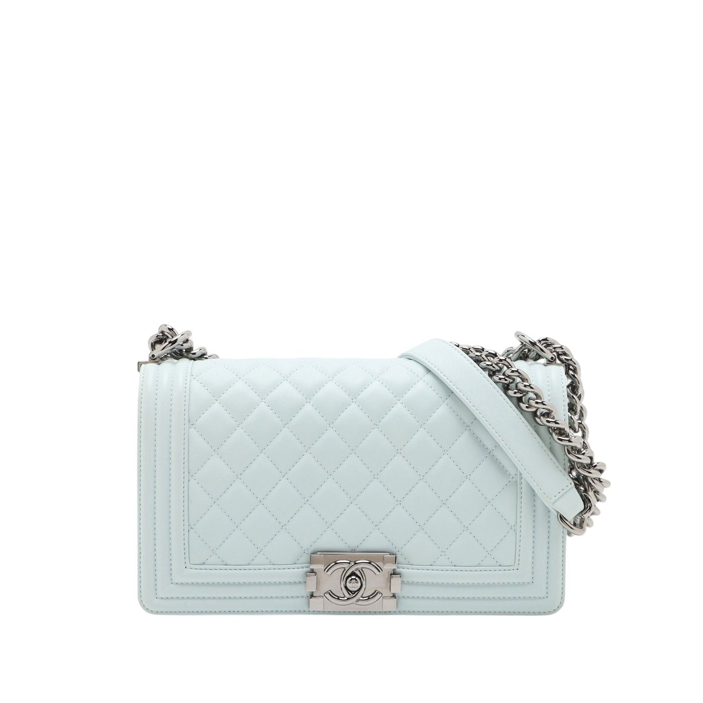 Chanel Old Medium Quilted Lambskin Boy Flap