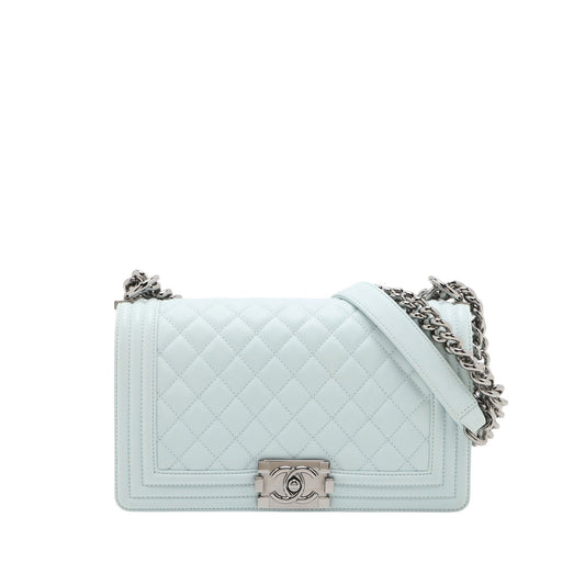 Chanel Old Medium Quilted Lambskin Boy Flap