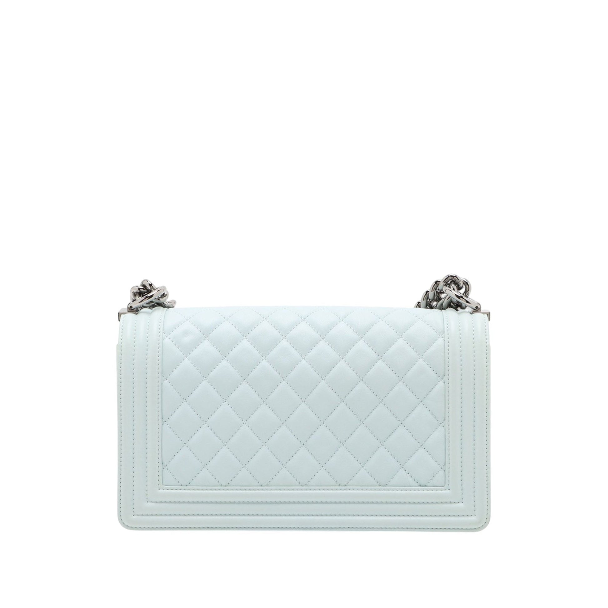 Chanel Old Medium Quilted Lambskin Boy Flap