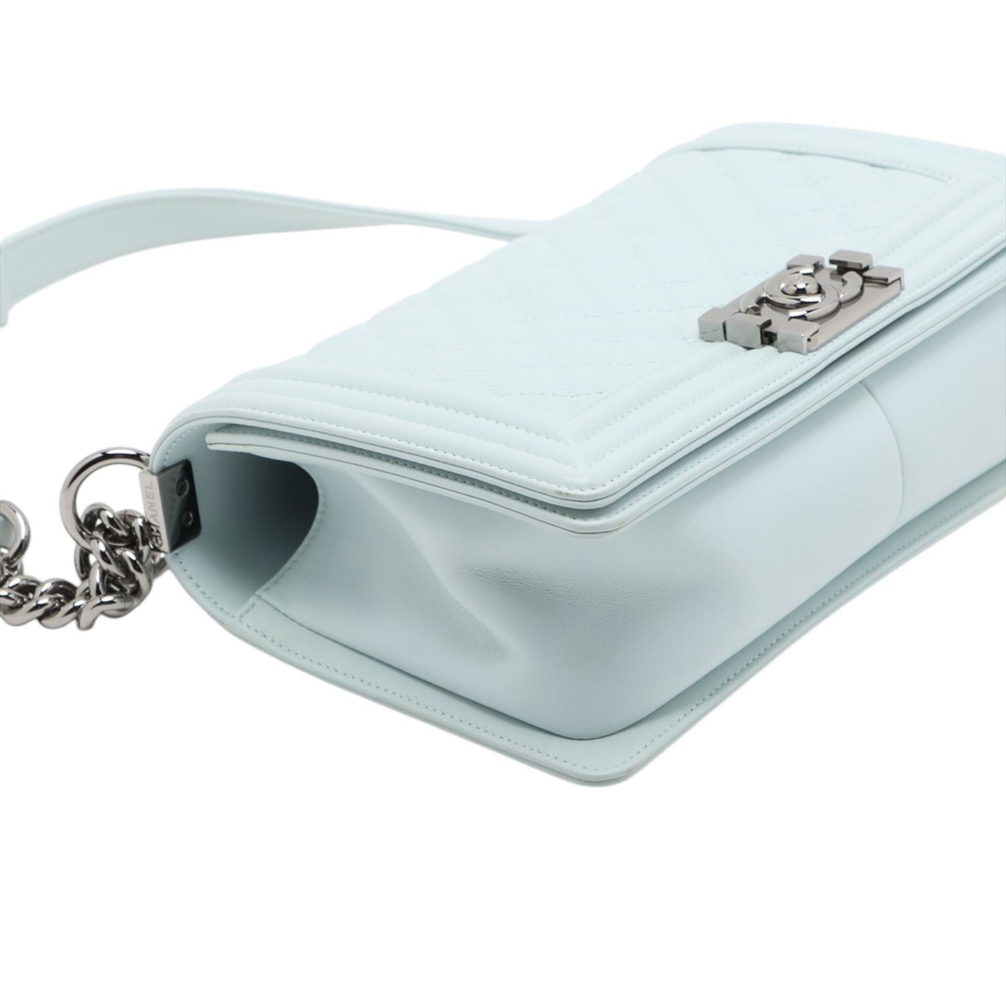 Chanel Old Medium Quilted Lambskin Boy Flap