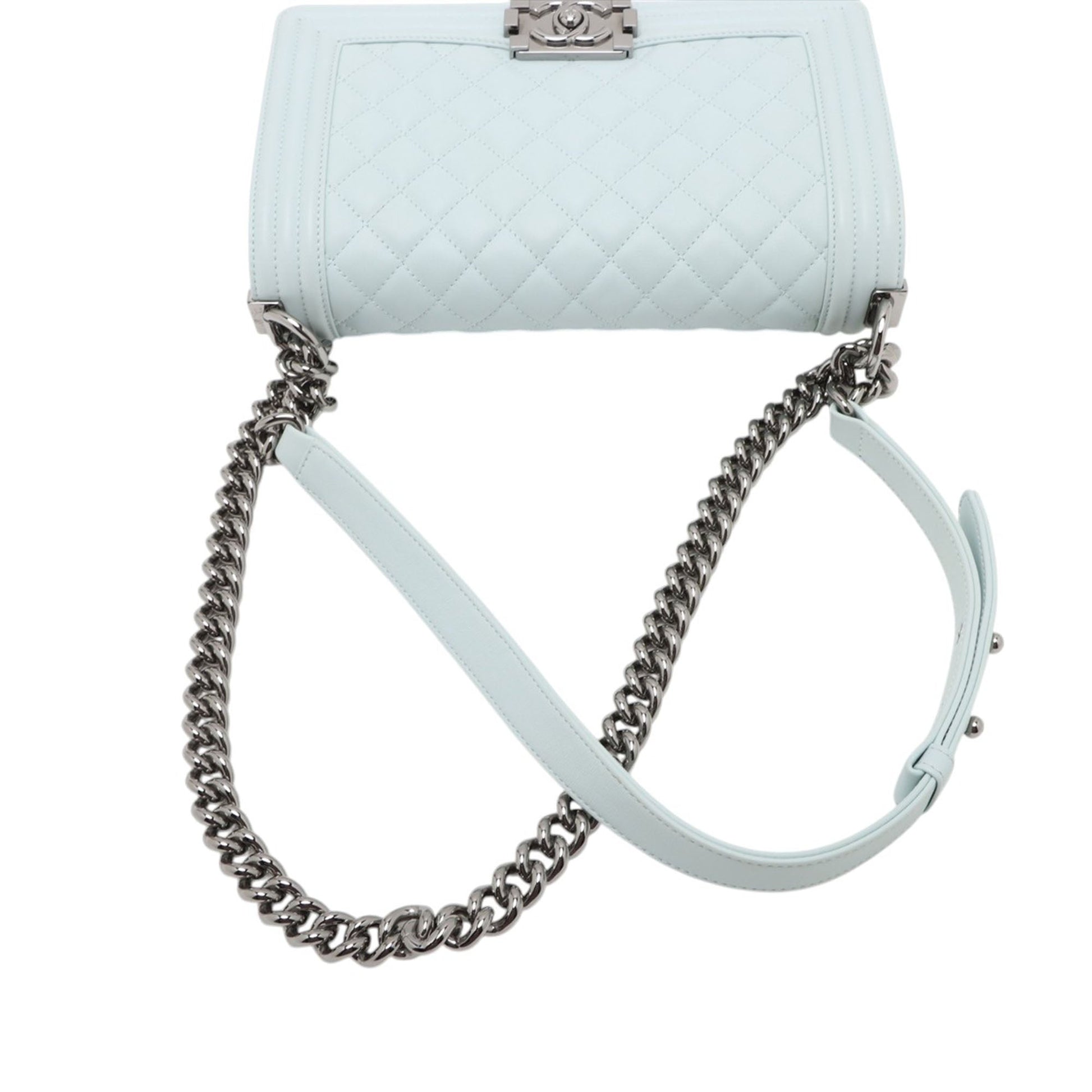 Chanel Old Medium Quilted Lambskin Boy Flap