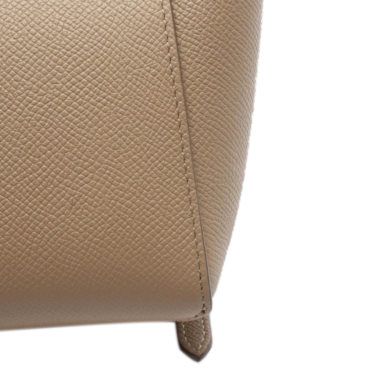 Celine Pico Grained Calfskin Belt Bag — Beige