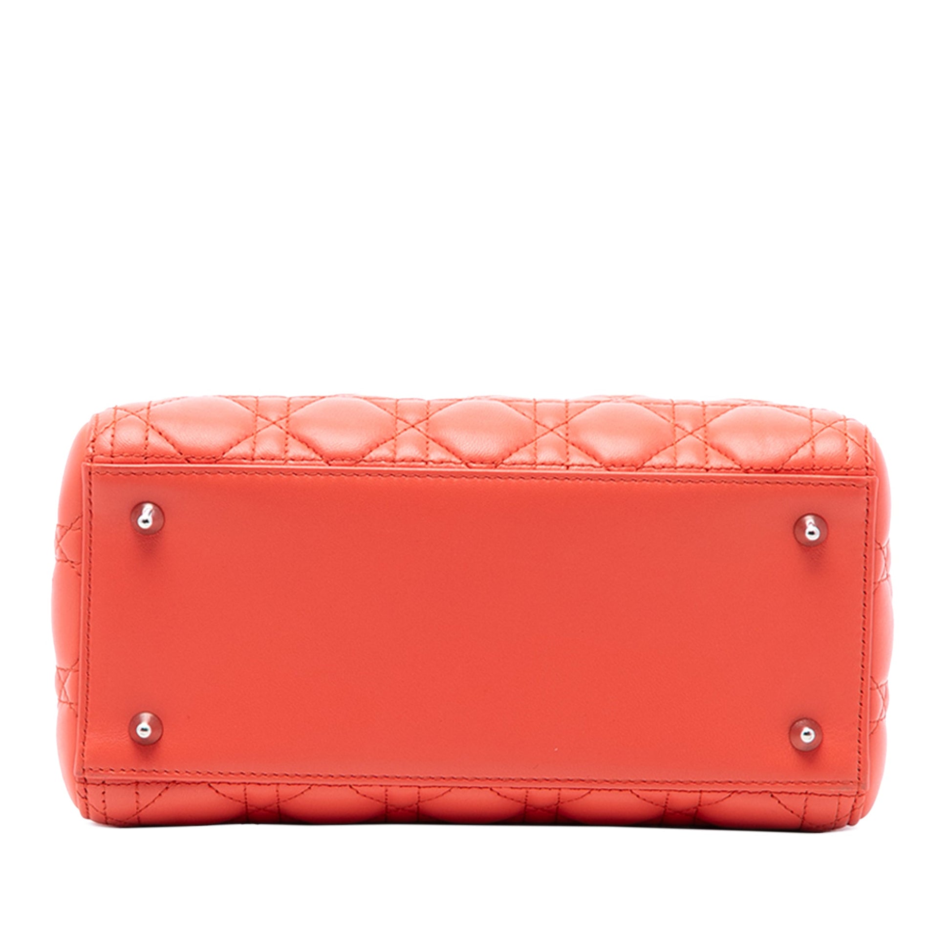 Dior Medium Lambskin Cannage Lady Dior
