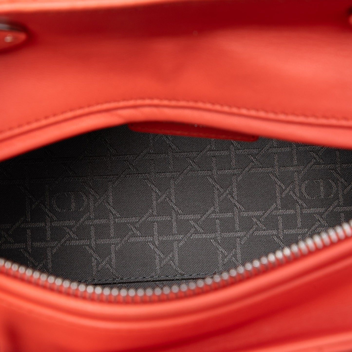 Dior Medium Lambskin Cannage Lady Dior