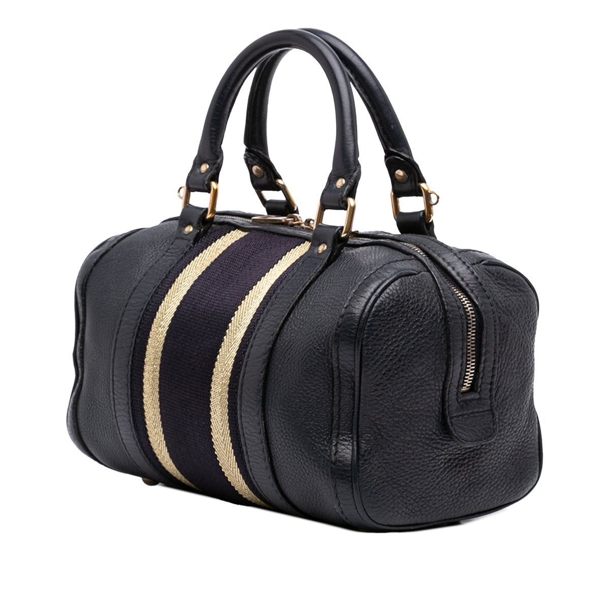 Gucci Small Calfskin Web Joy Boston Bag