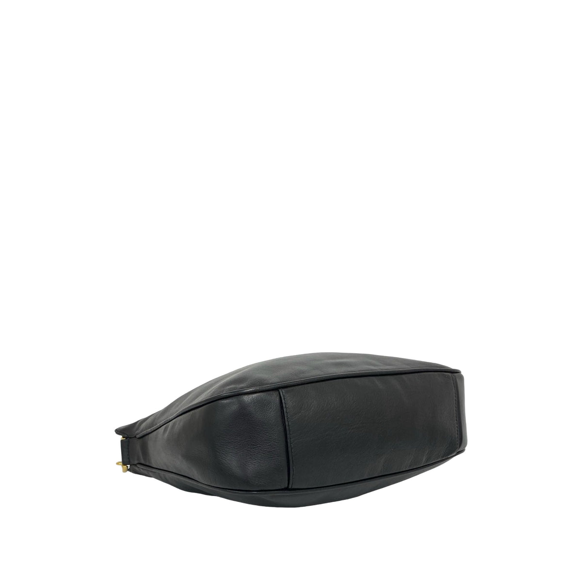 Gucci Leather Bamboo Satchel — Black