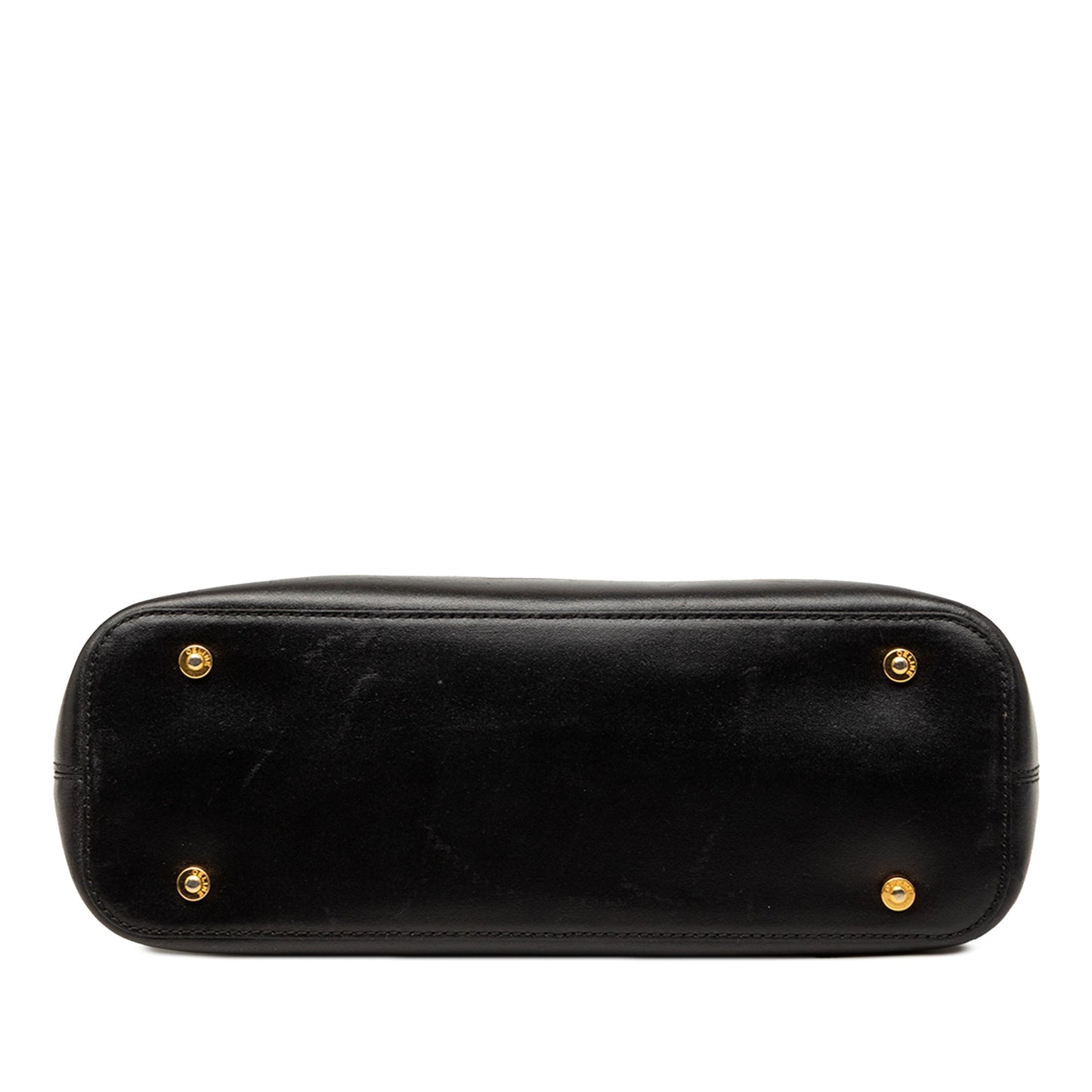 Celine Croc Embossed and Smooth Calfskin Handbag