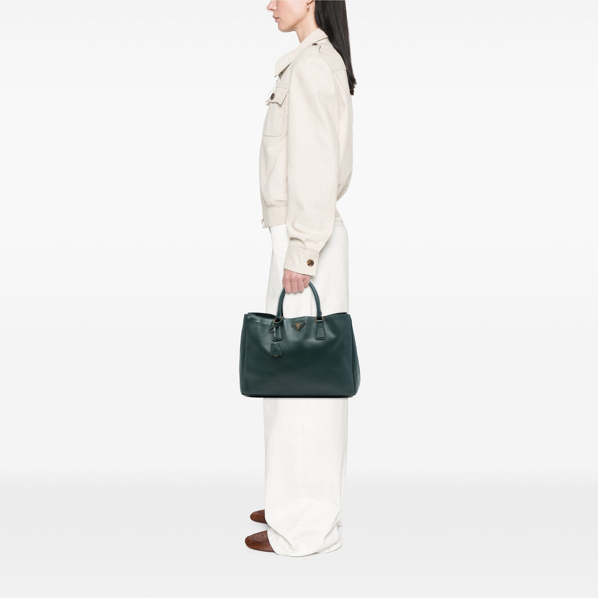Prada Large Saffiano Lux Gardeners Tote