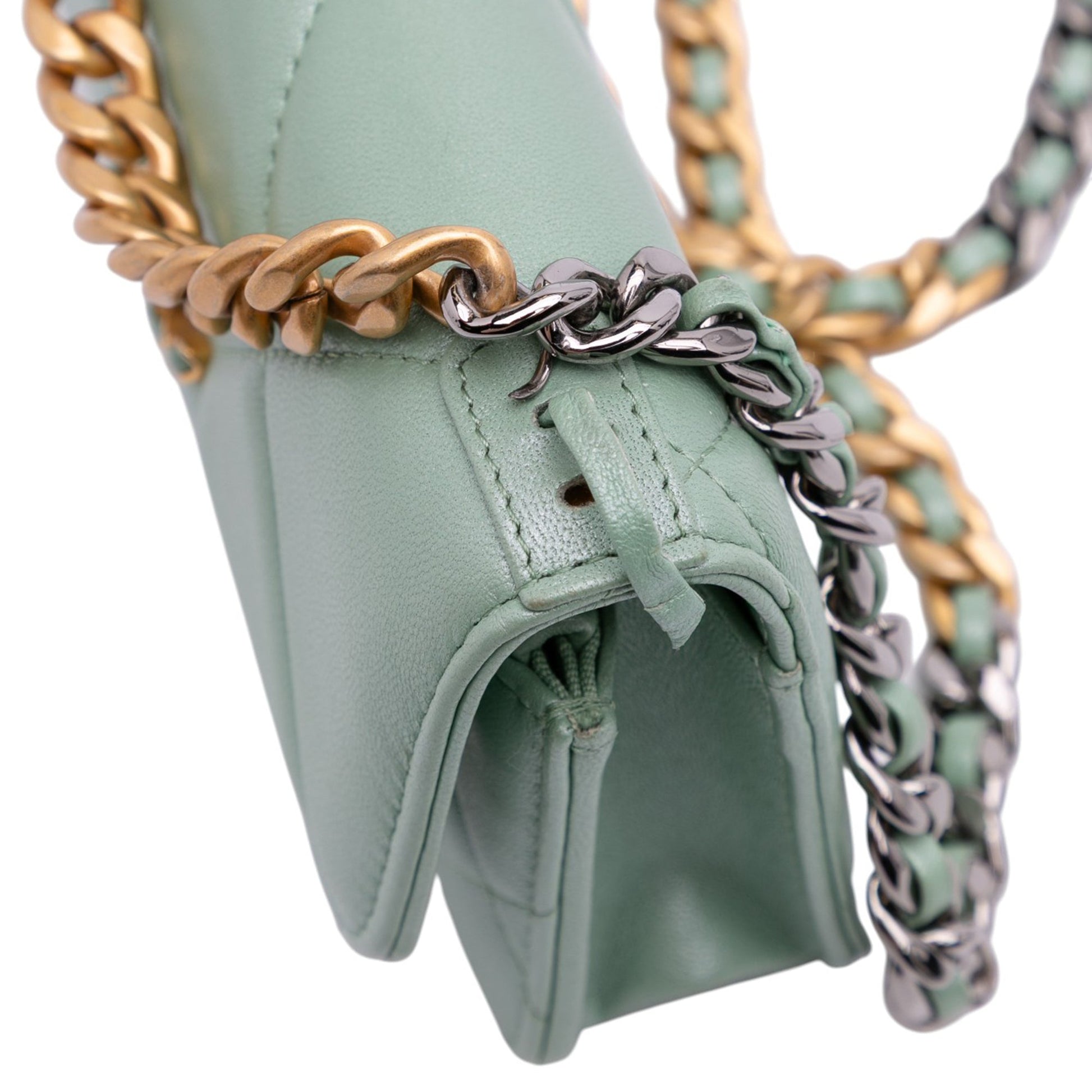 Chanel Quilted Lambskin 19 Wallet on Chain